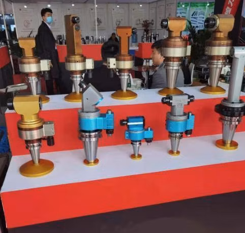 Cabeça de fresagem de ângulo reto CNC de 90 graus para máquina de pórtico de perfuração