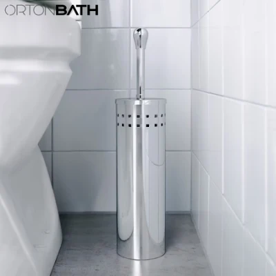 Ortonbath Anti-Bactérias para Banheiro de Aço Inoxidável Silicone Escova de Limpeza para Piso de Silicone Pendurado na Parede Acessórios para Escovas de Limpeza